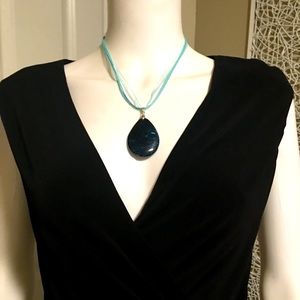 (Video) Beautiful Handmade One of a Kind Black Onyx Agate Necklace